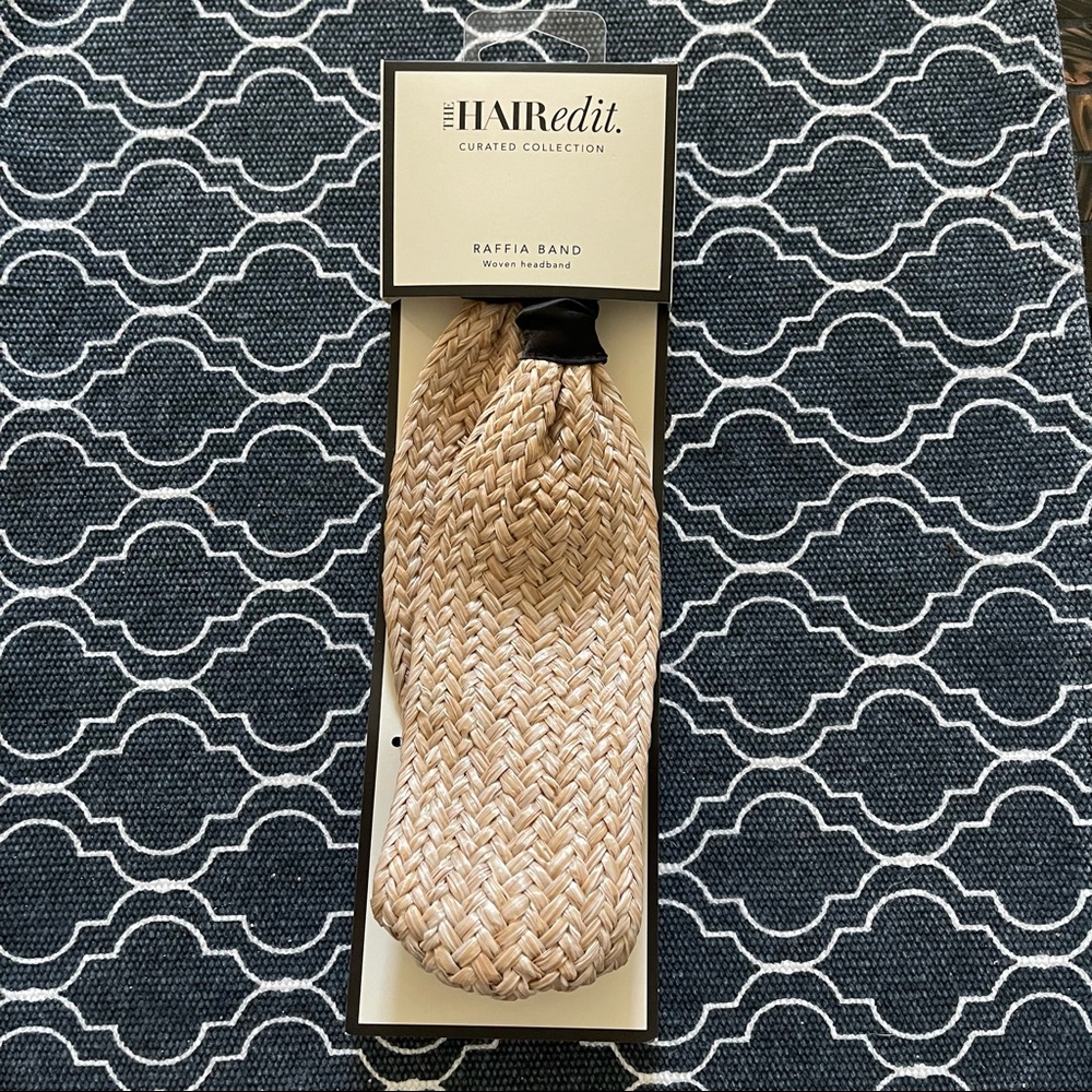 Raffia Hair Band NWT